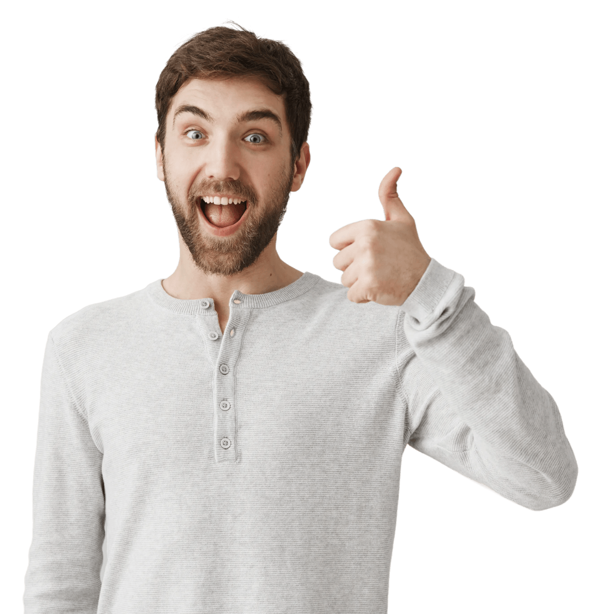 Man considering his options for erectile-dysfunction treatment
